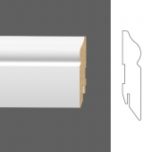 CLASSEN PURE PAX MDF CLASSEN ПЛИНТУС MDF 222391 БЕЛЫЙ